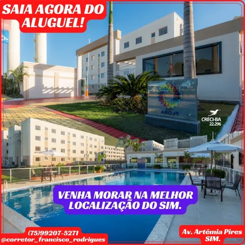 Saia Agora do Aluguel! E Venha Morar na Melhor Localização do SIM.
