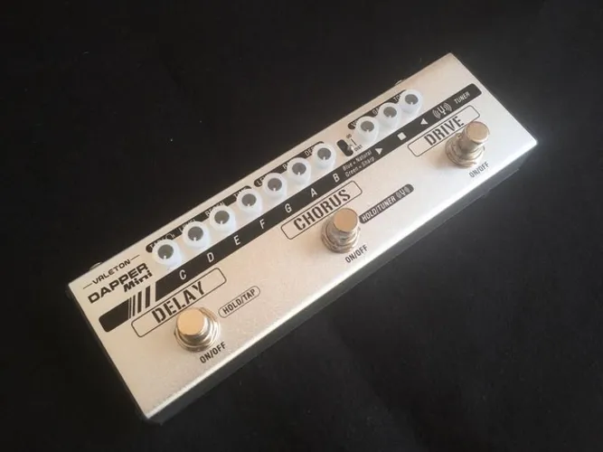Dapper Mini Valeton Multiefeitos (Drive, Chorus e Delay)