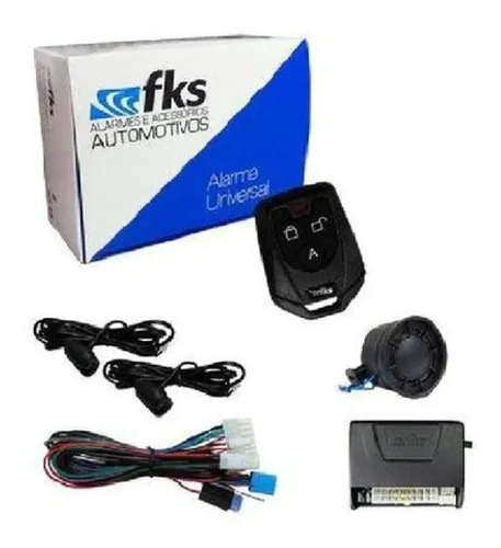 Alarme Automotivo Fks Fk902 Sb C/ Sirene - 2 Controles