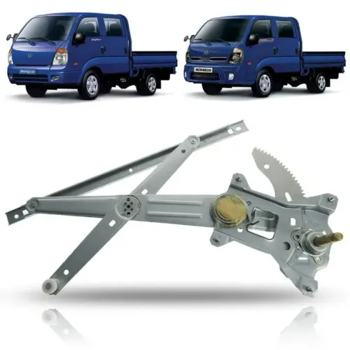 MÁQUINA DE VIDRO MANUAL LADO ESQUERDO KIA BONGO K2500 K2700 K2900 K3000 2005 A 2021