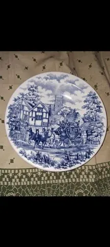 Prato fundo de louça vitrificada Oxford