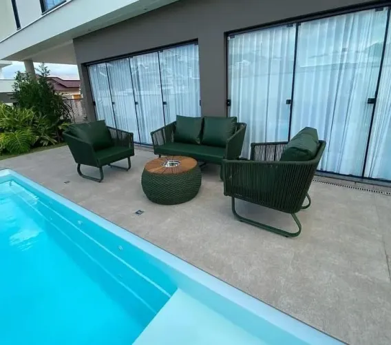 Conjunto de Móveis para Área Externa - Verde