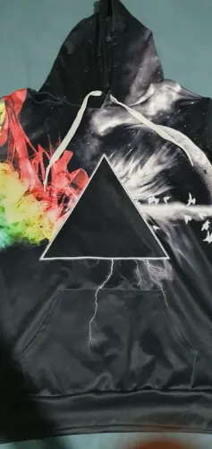 Blusa de Moletom com Capuz - Pink Floyd - Dark Side of the Moon