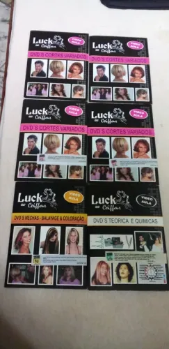 Curso em DVD Luck Coiffer - 6 unidades