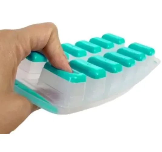 Kit forma de gelo fundo em silicone