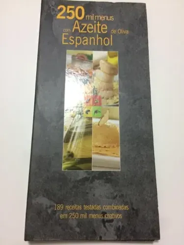 Livro - 250 mil menus com azeite de oliva espanhol