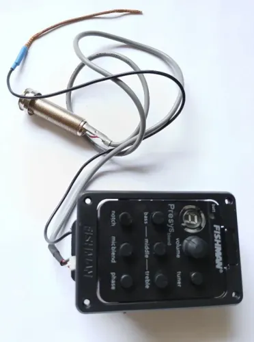 Captador Fishman Presys Blend 301 Silver Modelo Novo