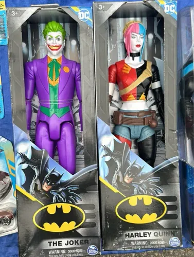 Action Figure CORINGA (Joker) e Arlequina (Harley Queen) novos! 