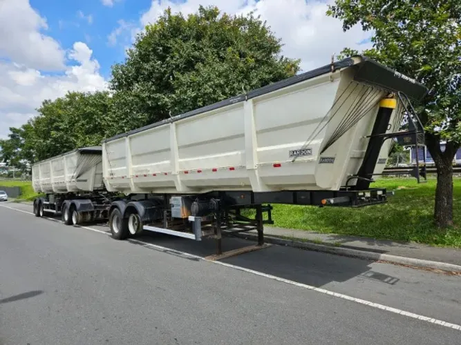 Rodocaçamba Randon Ano 2020 35m³ Ano 2020 Dolly Reto Lona Fácil Sem Pneus
