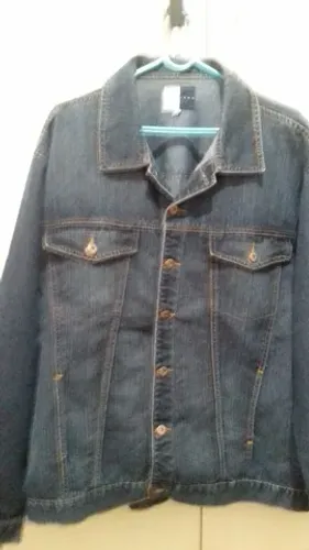 Jaqueta jeans Marfinno masculina tamanho G usada 