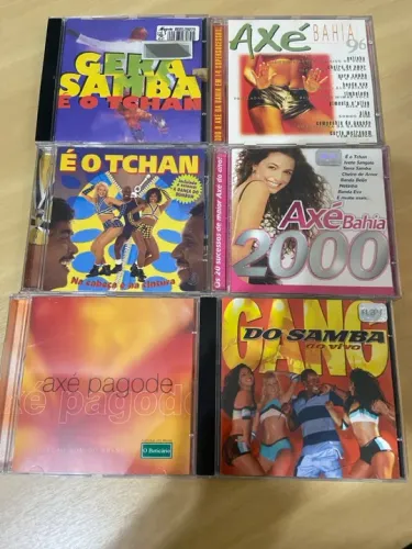 6 CDs de axé