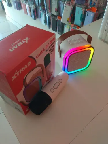 Caixa de som karaokê 