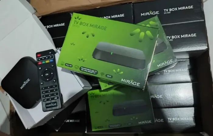 TV Box Mirage DC400 Multilaser homologado pela Anatel 