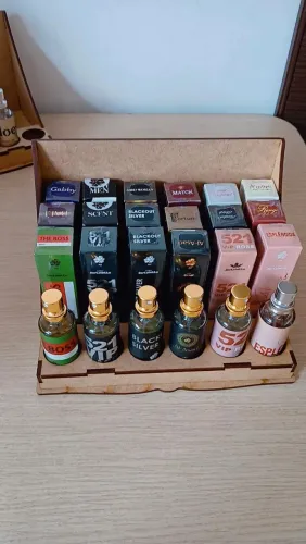 Revenda perfumes de bolso, lucro de 100%