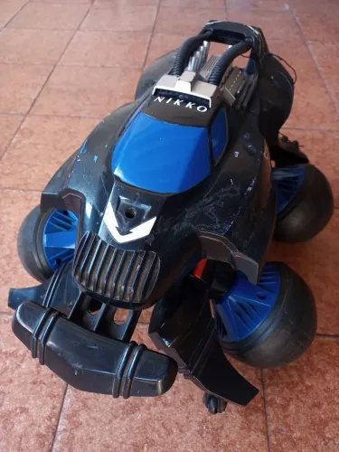 Carrinho de controle remoto Hércules Nikko vintage restaurar