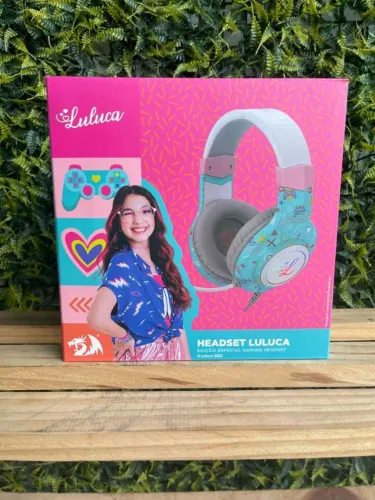 Headset gamer redragon Hyllas luluca RGB EDIÇÃO ESPECIAL