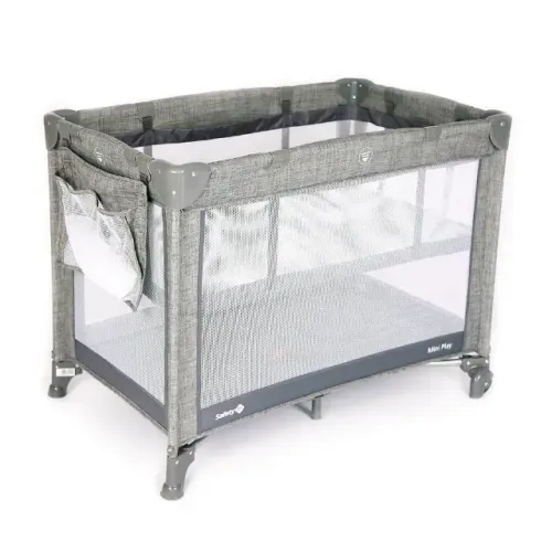 Berço Mini Play, Safety 1st, Cinza - Usado