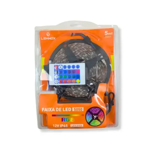 Fita de Led 12V IP65 Com Controle Lehmox LEY-21