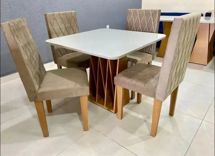 Mesa 4 lugares 100% MDF