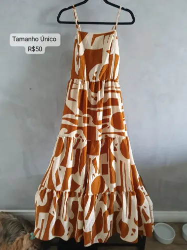 Vestido longo tamanho Único 