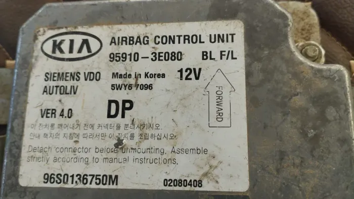 Módulo airbag sorento<br>95910-3E080