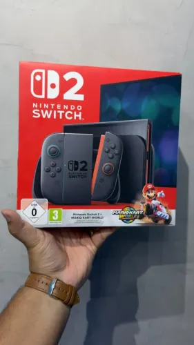 Nintendo Switch 2 + Mário Kart World - LACRADO