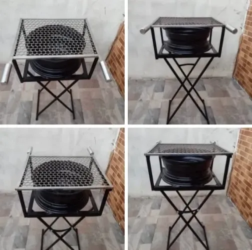 CHURRASQUEIRA PORTÁTIL DESMONTÁVEL E SUPER RESISTENTE