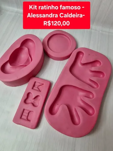 Moldes para biscuit Kit ratinho famoso
