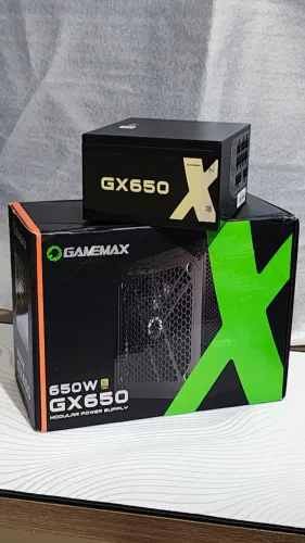 Fonte Modular 650W Gamemax GX650 80 Plus Gold PFC Ativo!