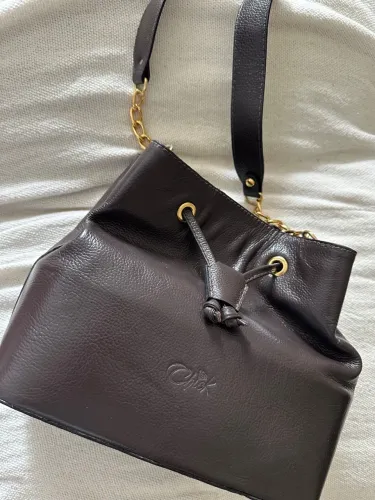 Bolsa em Couro Café