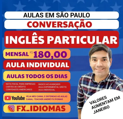 PROFESSOR INGLÊS EM SÃO PAULO 