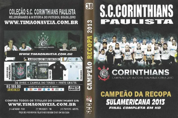 DVD Corinthians Campeão Recopa 2013