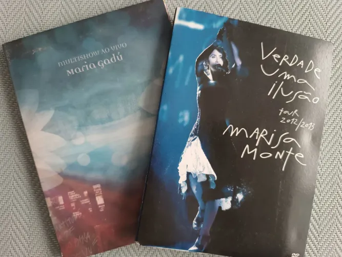 2 dvds: 1 Marisa Monte - 1 Maria Gadú