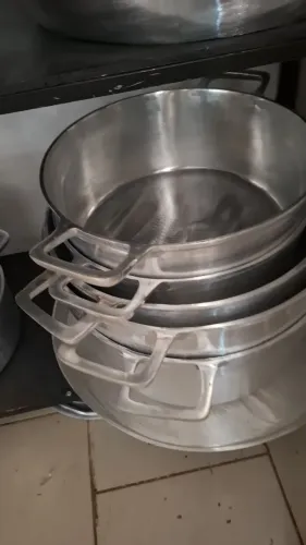 Panelas grande alumínio batido para restaurante 