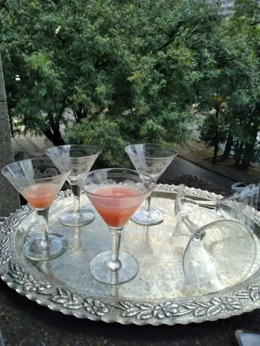 Taças antigas para daiquiri/drinks, boca expandida