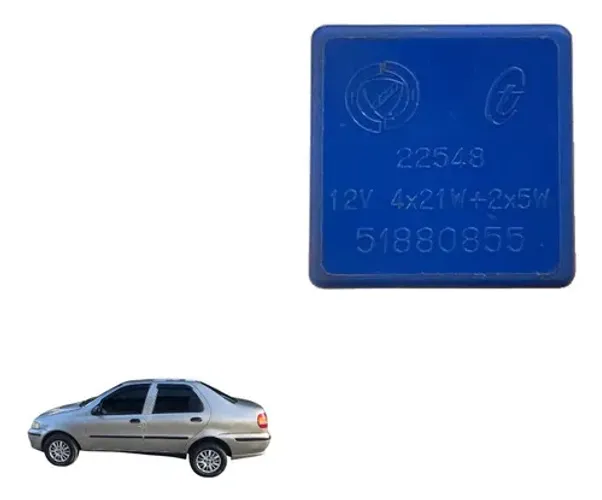 Rele Auxiliar Buzina Fiat Siena Strada Palio 2004 2012 2016