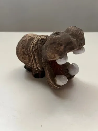Miniatura Hipopótamo Decorativa