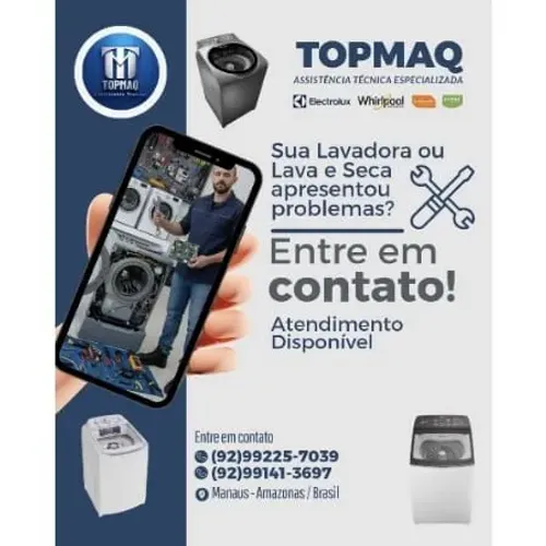 Conserto de máquina de lavar roupa / Assistência técnica de máquina de lavar roupa