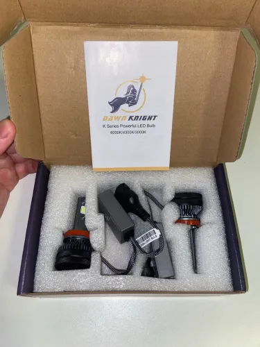 Luz LED K5C Farol de Milha Dawn Knight 6000K H8