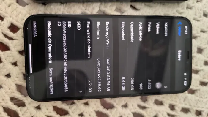 iPhone 12 - 256GB - Preto