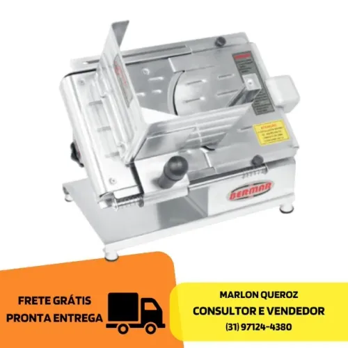 Fatiador de Frios Lâmina 22CM Inox Bermar