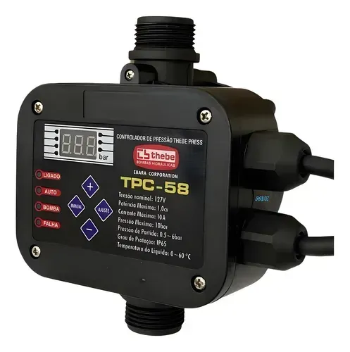 Controlador Pressão Água 127v pressurizador bomba boia