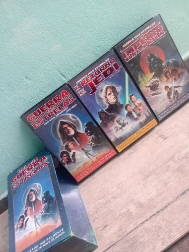 Trilogia em VHS guerra nas estrelas