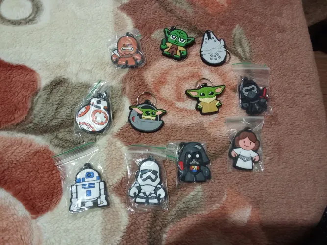 Star Wars chaveiros emborrachados 