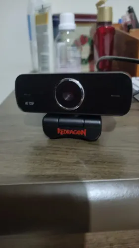 Webcam Gamer e Streamer Redragon Fobos 2 720p GW600-1, Preto