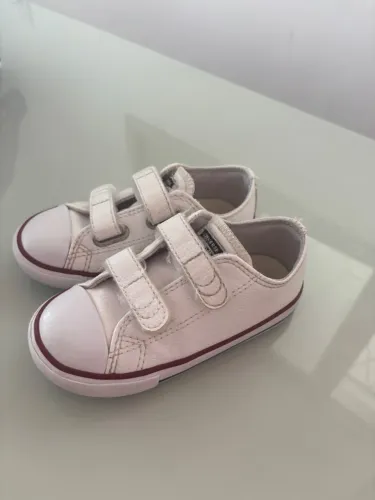 All Star branco original em couro - TAM 22