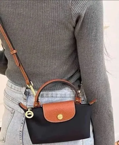 bolsa mini le pliage original longchamp preto