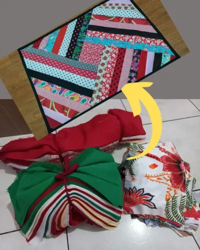 Retalhos para artesanato