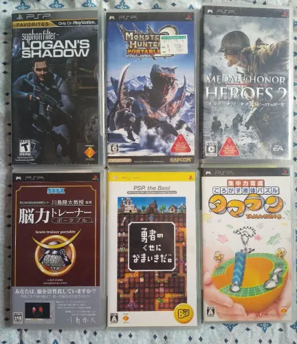 Jogos Sony PSP originais - favor ler anúncio e fofos