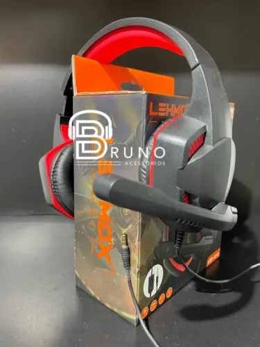 Headset Gamer Lehmox com Microfone - Novo